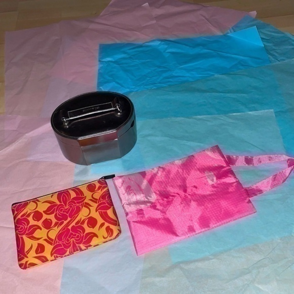 Set =3 etihad luxe + Nordstrom beauty+ Elemis make up cosmetic bag pouch travel - Picture 3 of 16